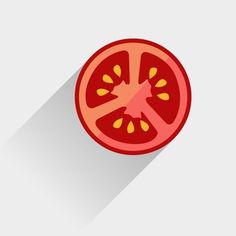 236x236 Best Tomato Logo Images Brand Design, Branding, Branding Design - Tomato Slice Drawing