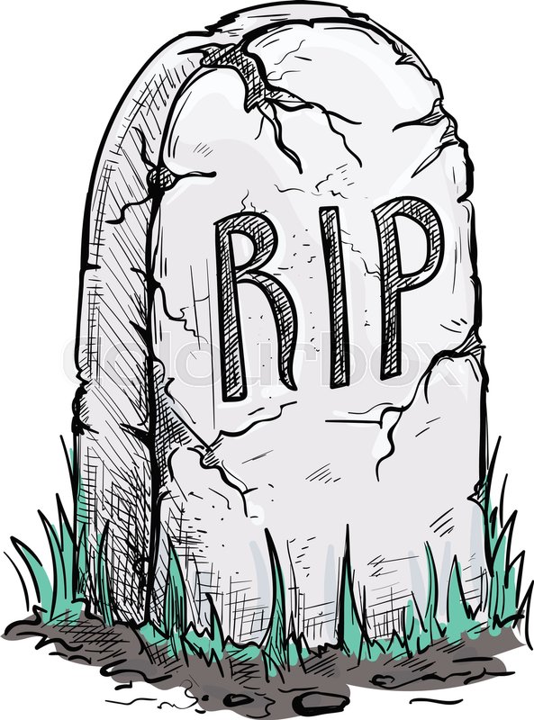 593x800 scary cracked tomb grave stone on stock vector colourbox - Tomb Drawing