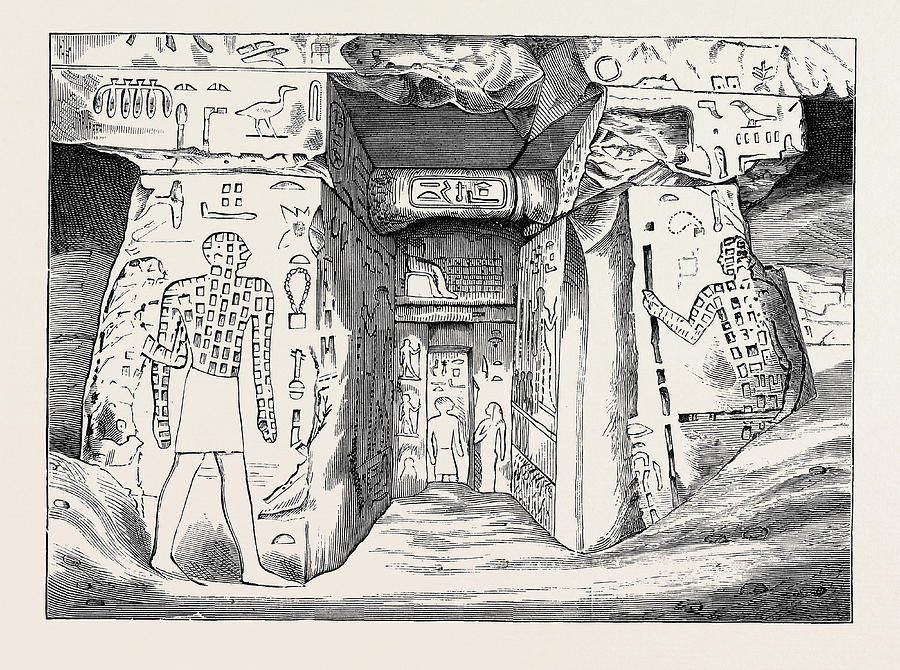 900x670 tomb of nofre ma an egyptian of the third dynasty drawing - Tomb Drawing