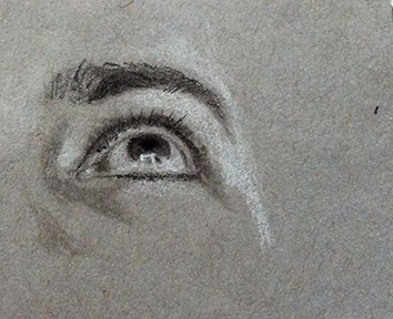 354x288 Paintings And Drawings - Toned Paper Drawing