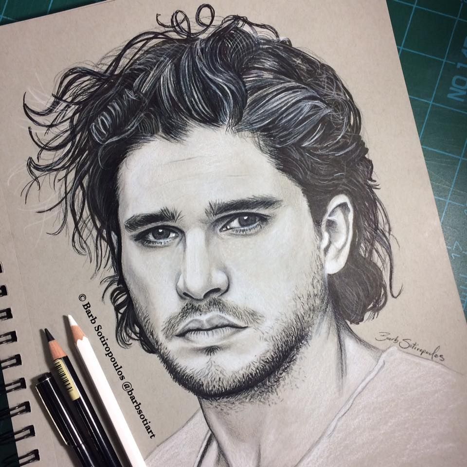 960x960 Barb Sotiropoulos - Toned Paper Drawing