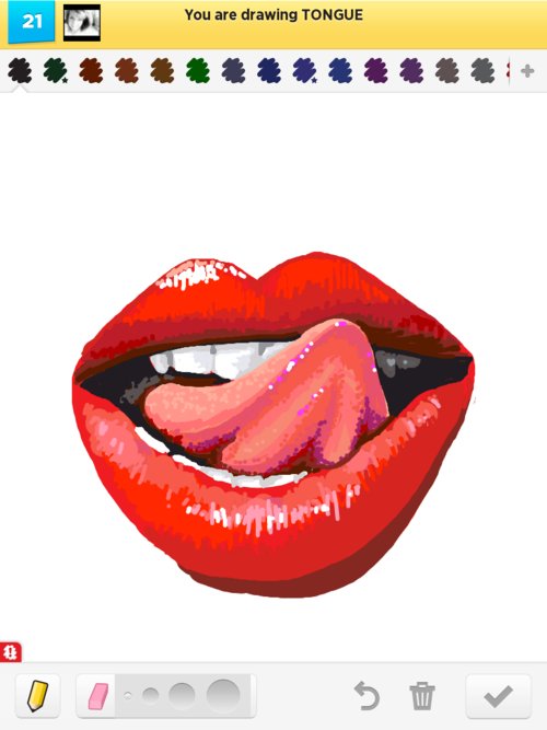 500x667 tongue drawings - Tongue Drawing