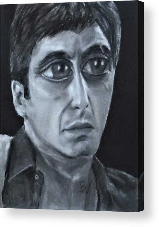 528x750 eyez of tony montana acrylic print - Tony Montana Drawing