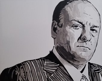 340x270 Tony Soprano Poster Etsy - Tony Soprano Drawing