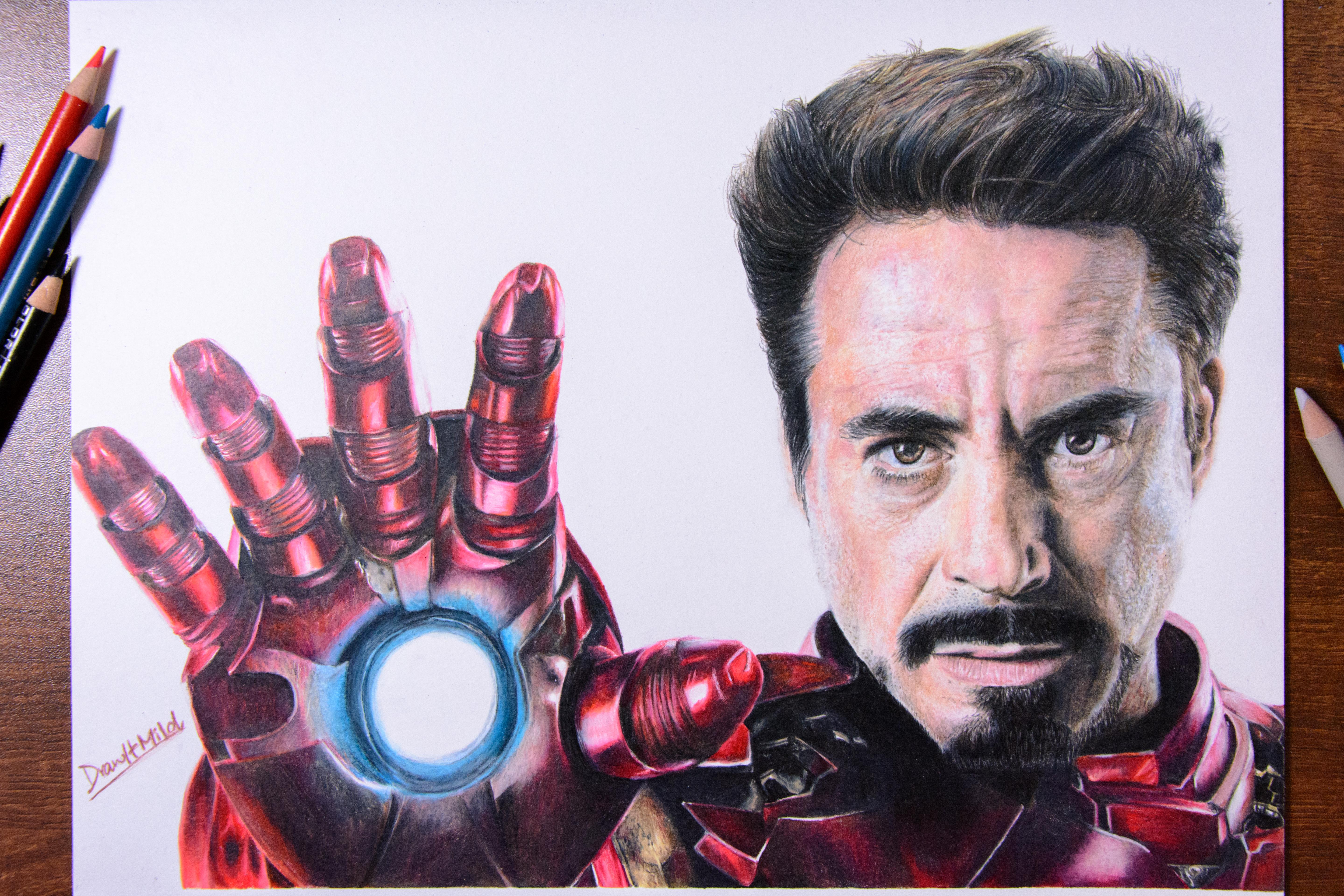 Tony Stark Drawing at Explore collection of Tony