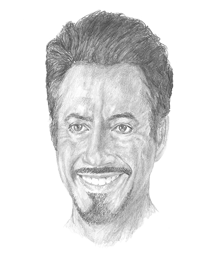 425x550 tony stark - Tony Stark Drawing