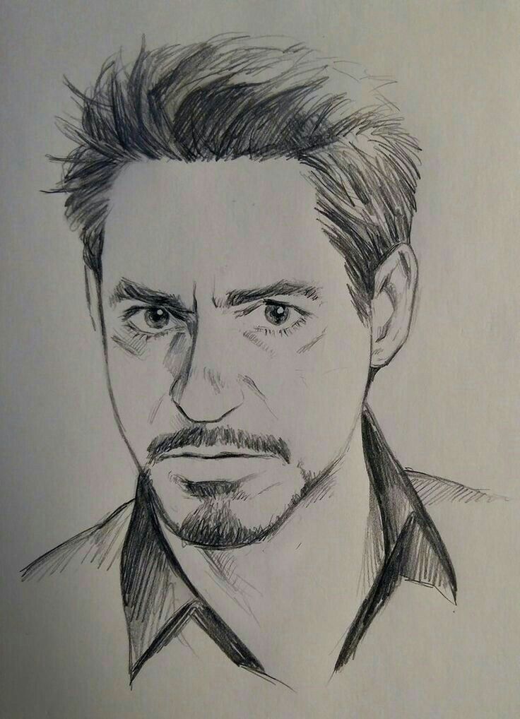 736x1018 tony stark marvelous pics in marvel drawings, marvel art, art - Tony Stark Drawing