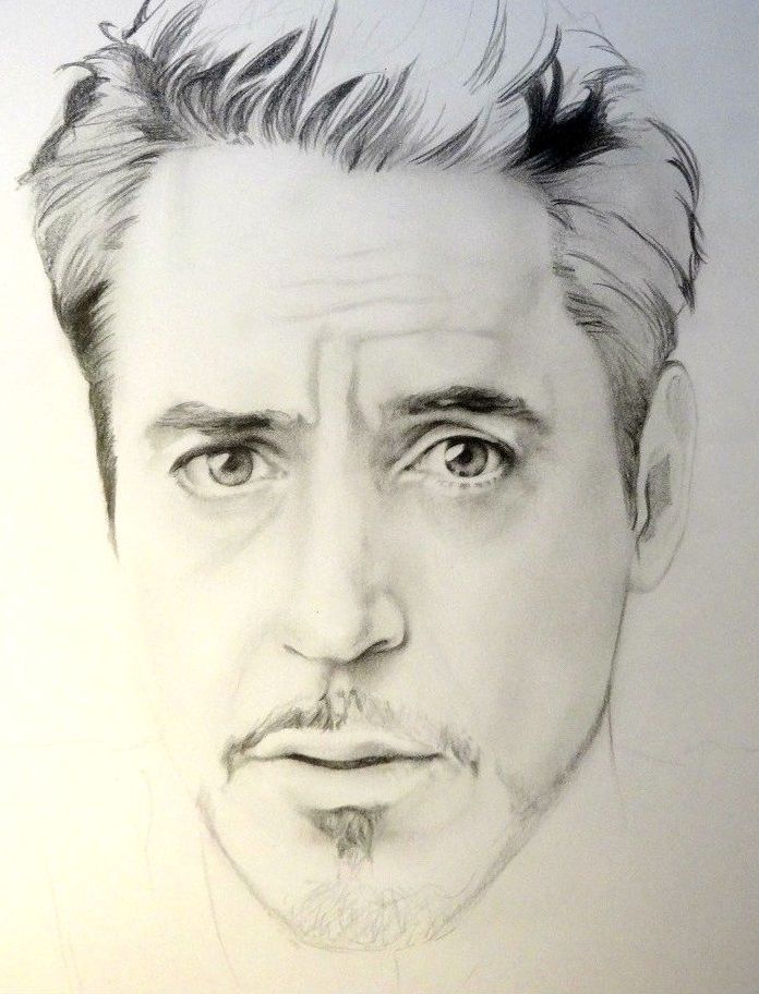 696x912 tony stark - Tony Stark Drawing