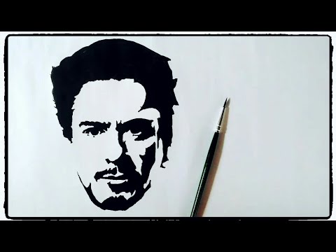 480x360 how to draw robert downey jr - Tony Stark Drawing