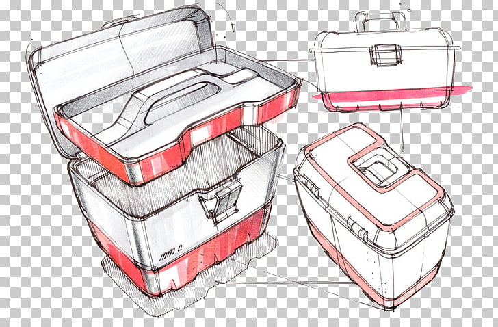 728x478 Drawing Industrial Design Sketch, Toolbox Png Clipart Free - Toolbox Drawing