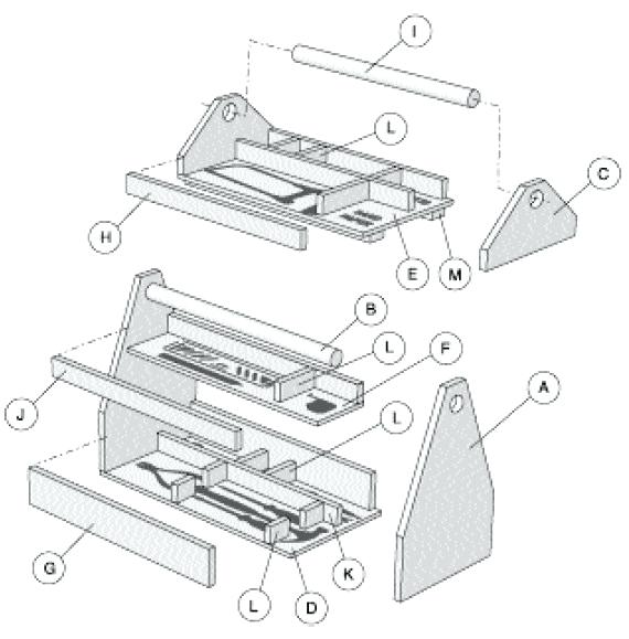 570x579 Tool Box Drawing Toolbox Vector Illustration - Toolbox Drawing