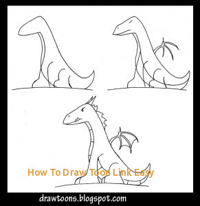 291x300 How To Draw Toon Link Easy Easy Drawing Train Engine Easy Free - Toon Drawing