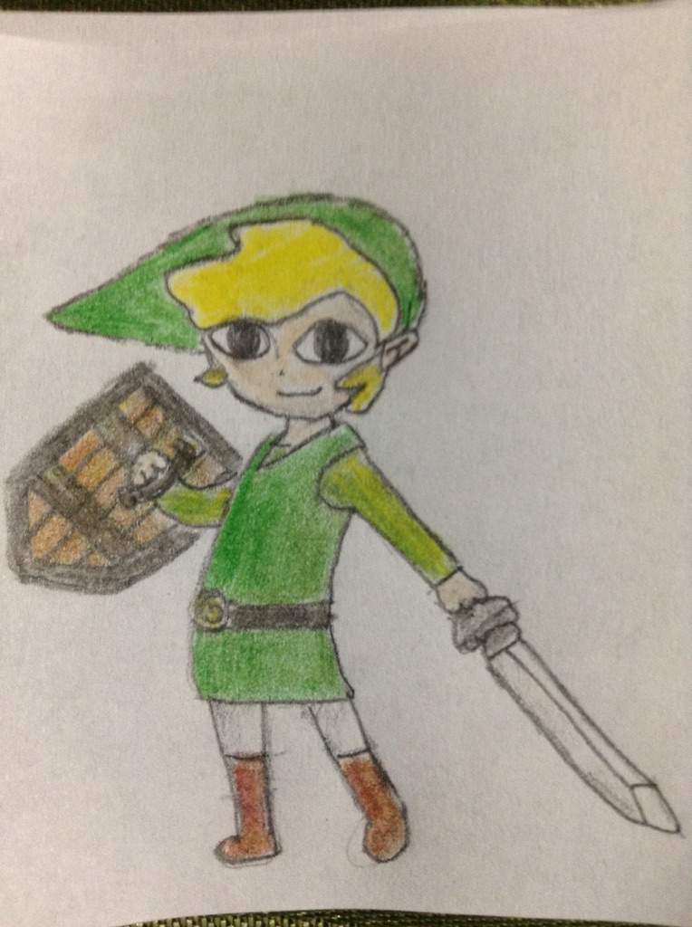 764x1024 toon link drawing zelda amino - Toon Link Drawing