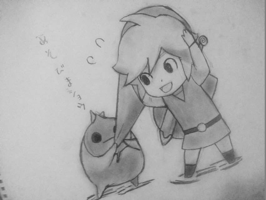 852x640 toon link drawing i did years ago! steemit - Toon Link Drawing