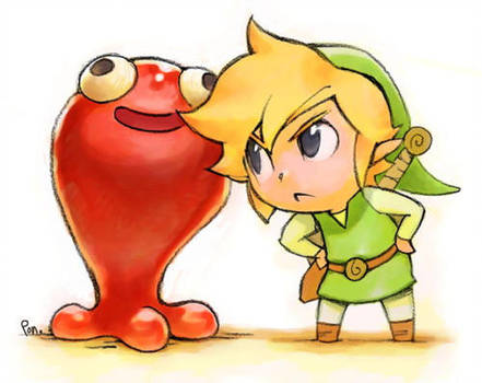 441x350 toon link drawing - Toon Link Drawing