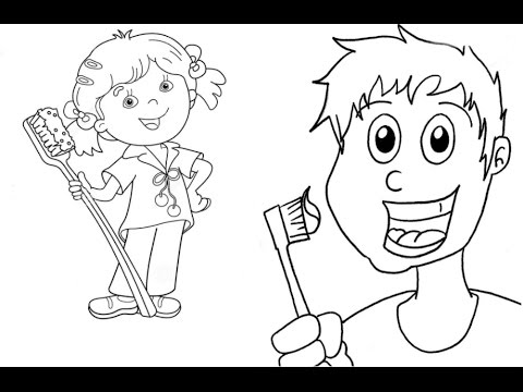 480x360 Get Your Kids To Brush Their Teeth - Tooth Drawing Cartoon