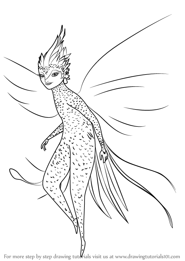 598x844 learn how to draw tooth fairy from rise of the guardians - Tooth Fairy Drawing