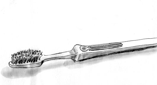 530x288 how to draw a toothbrush draw your toothbrush cover images - Toothbrush Drawing