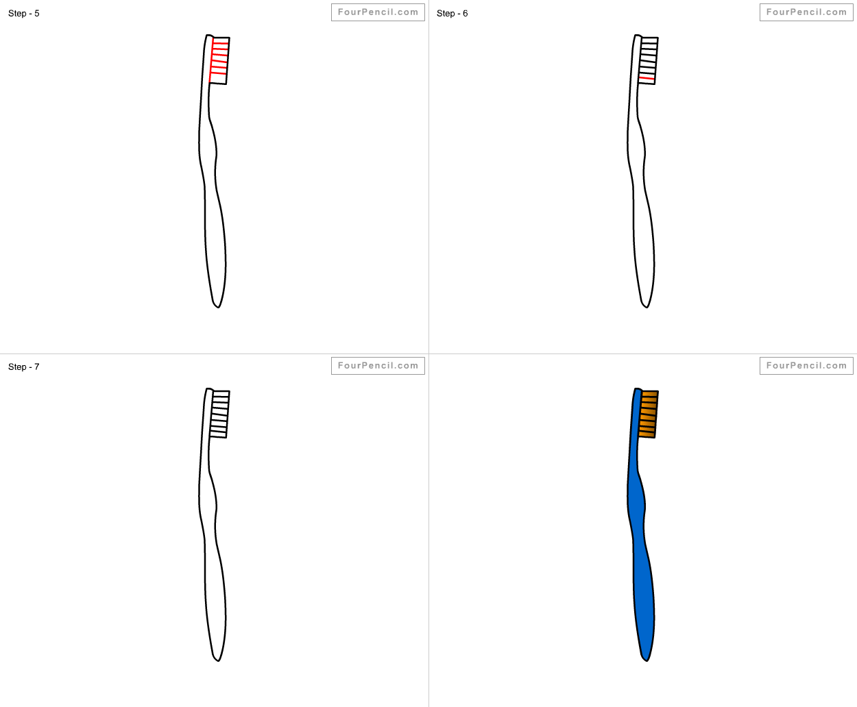 Toothbrush Drawing at Explore collection of