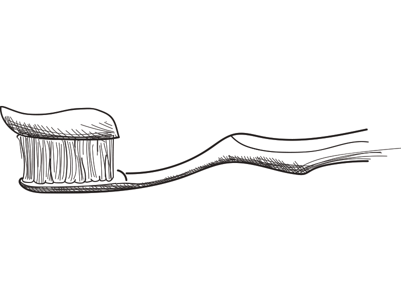 800x600 toothbrush drawing - Toothbrush Drawing