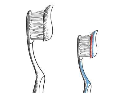 400x300 toothbrush drawing - Toothbrush Drawing