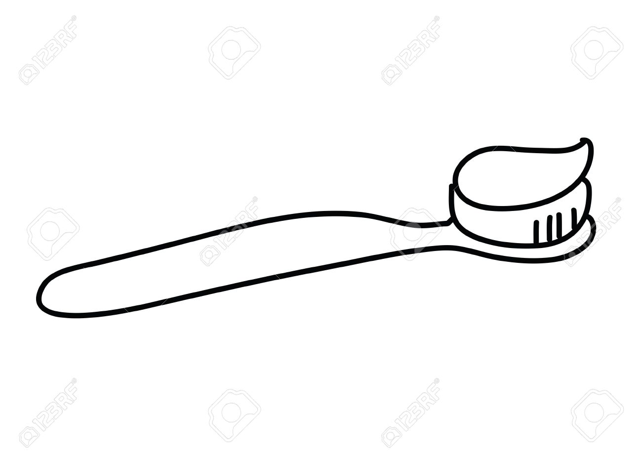 1300x929 toothbrush drawing tootbrush for free download - Toothbrush Drawing