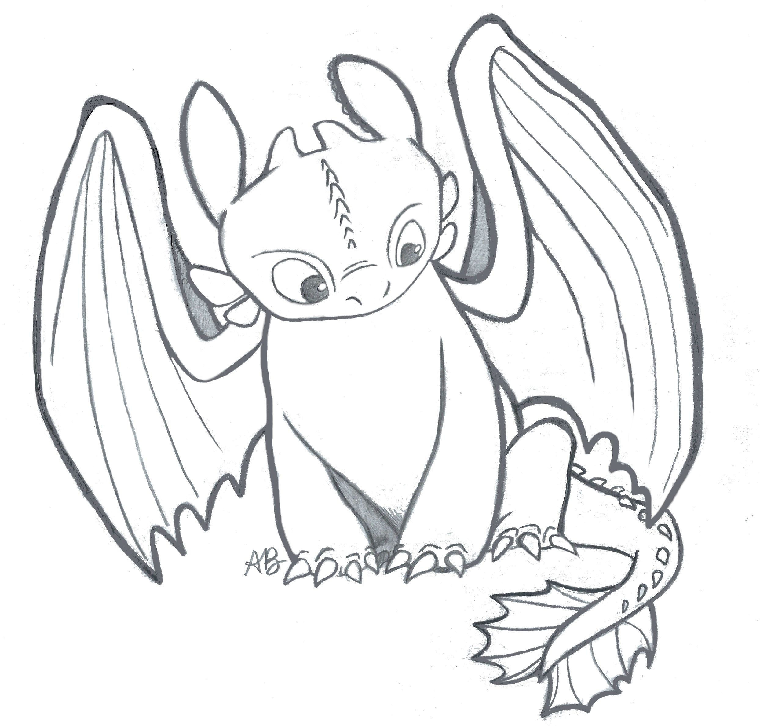 2488x2376 i drew this sketch of toothless from how to train your dragon - Toothless Dragon Drawing