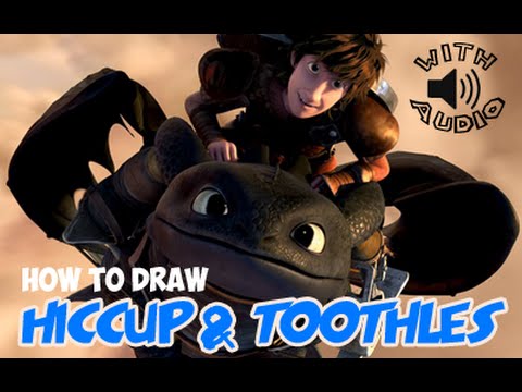 480x360 how to draw hiccup flying toothless from how to train your dragon - Toothless Flying Drawing