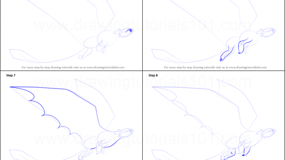 585x329 ingenious ideas how to draw toothless flying youtube easy - Toothless Flying Drawing