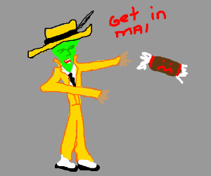 300x250 the mask wants to eat an angry tootsie roll drawing - Tootsie Roll Drawing