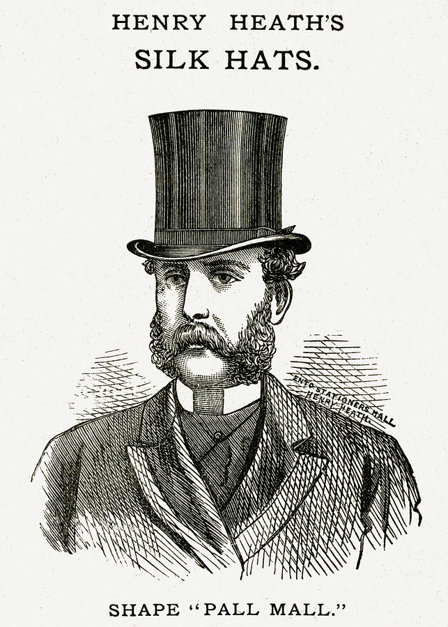 643x900 gentleman wearing a silk top hat called drawing - Top Hat Drawing