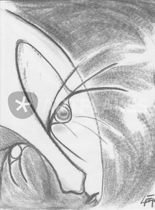 592x800 torn drawing art prints and posters - Torn Drawing