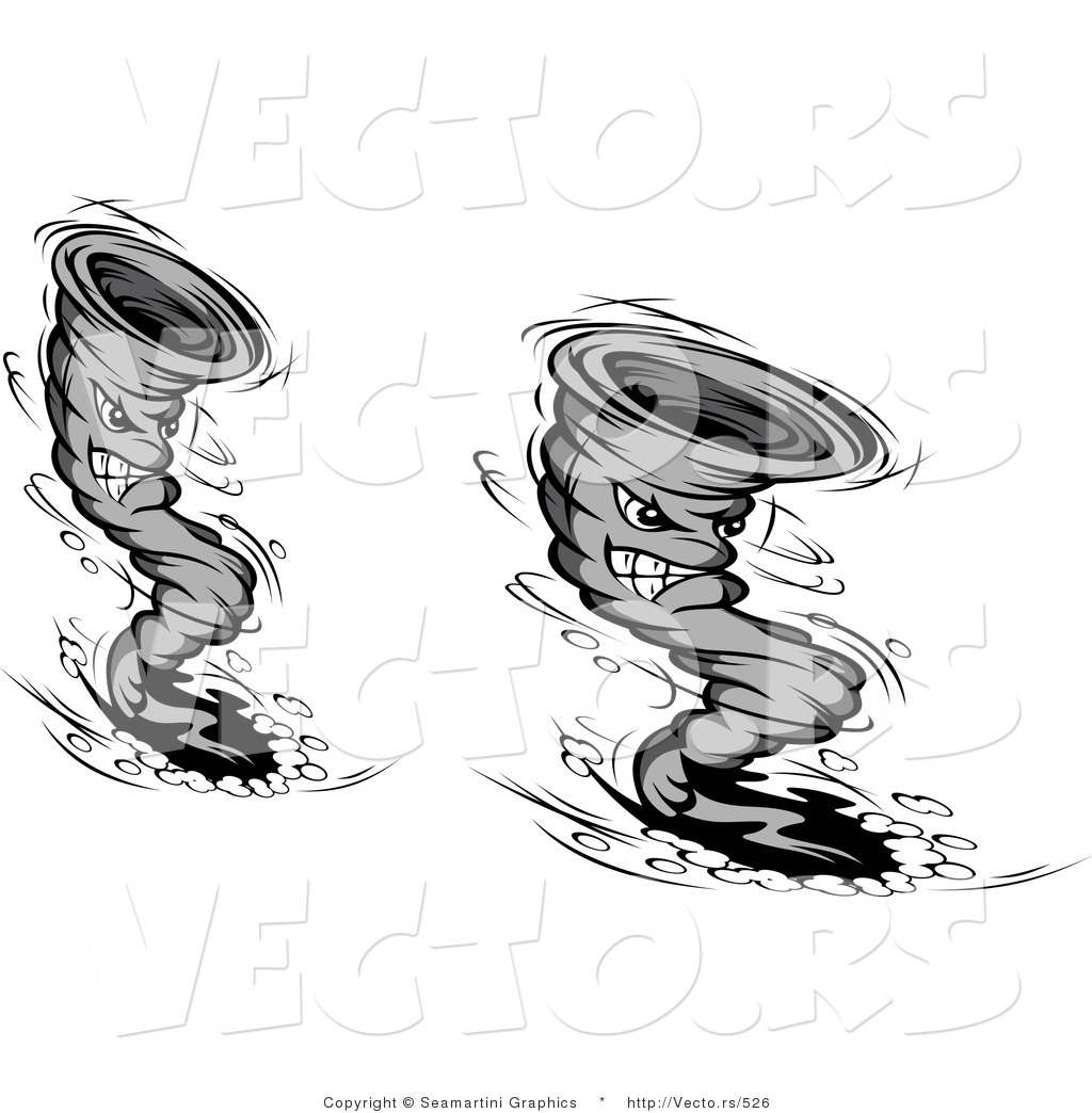 1024x1044 vector of multiple vortex tornado cartoon characters - Tornado Cartoon Drawing