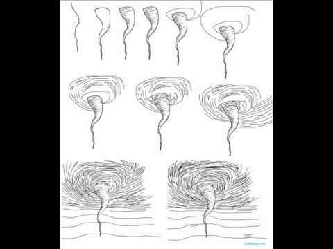 480x360 how to draw a realistic tornado storm simple step - Tornado Drawing