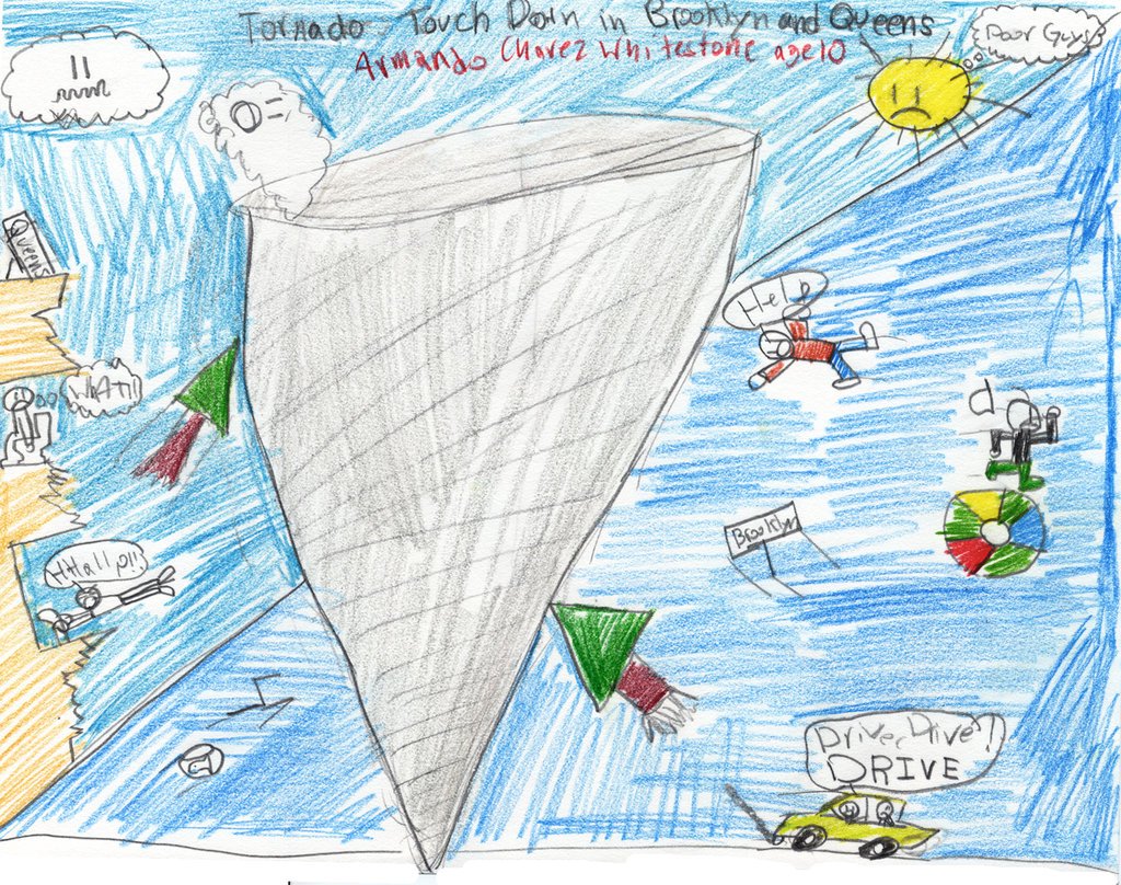 1024x808 Kids Draw The News Birthday Party - Tornado Drawing Children