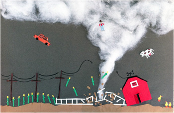 350x229 Mrs Brown Art - Tornado Drawing Children