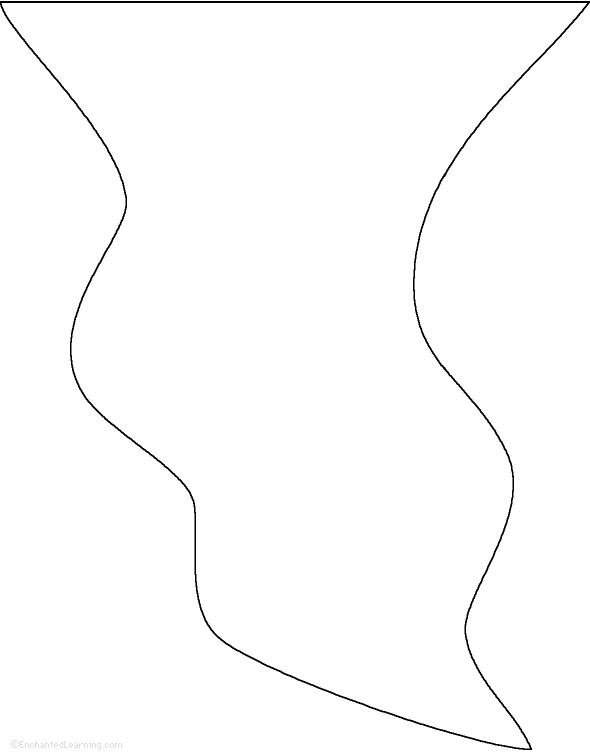 590x752 Tornado Activities - Tornado Drawing Children