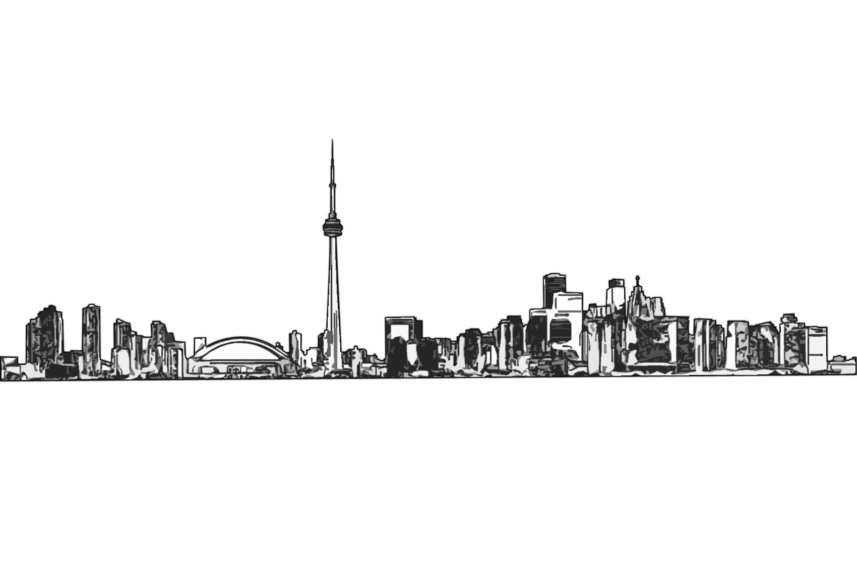 Toronto Skyline Drawing at Explore collection of