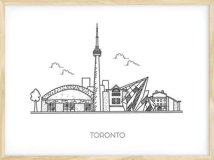 720x540 Toronto Skyline - Toronto Skyline Drawing