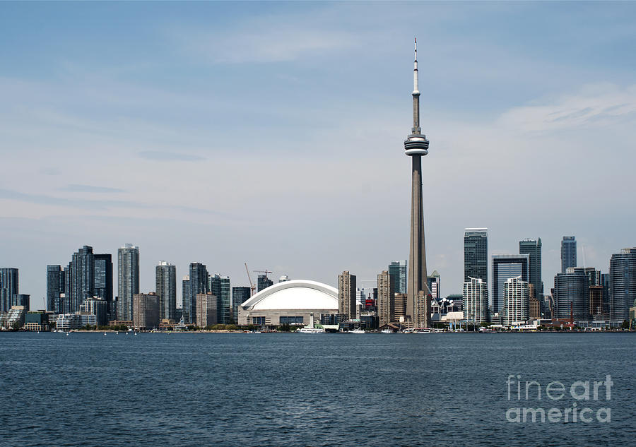 900x633 Toronto Skyline Photograph - Toronto Skyline Drawing