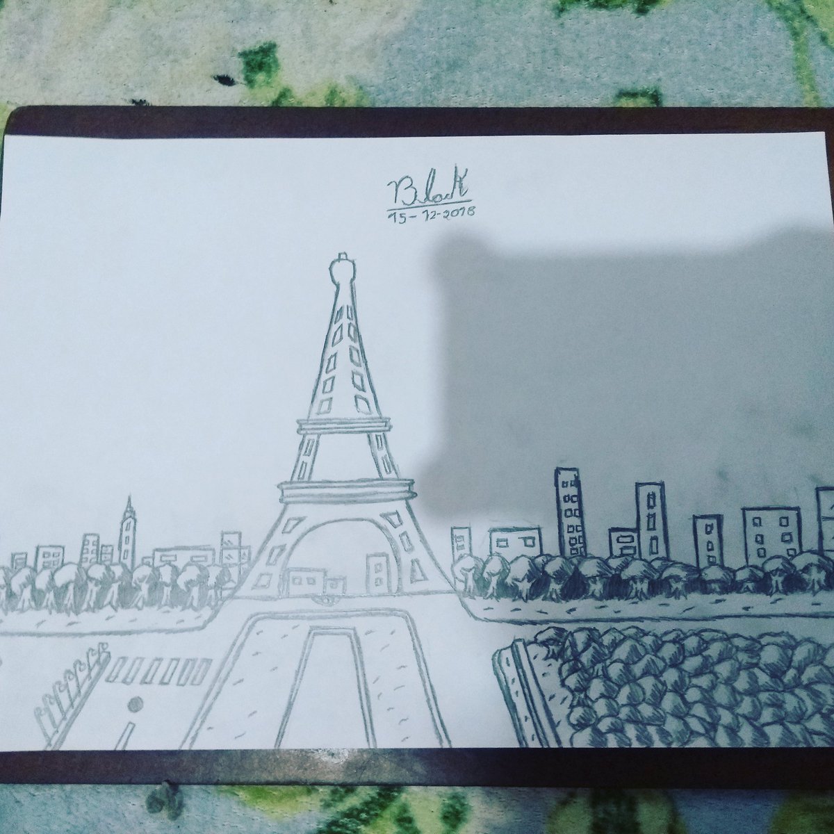 1200x1200 Meblackdrawing On Twitter Torre Eiffel - Torre Eiffel Drawing