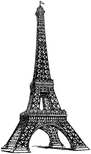 296x500 Collection Of Free Paris Drawing God Download On Ui Ex - Torre Eiffel Drawing
