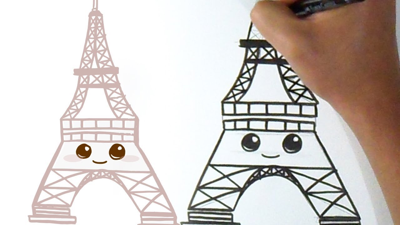 Torre eiffel para dibujar