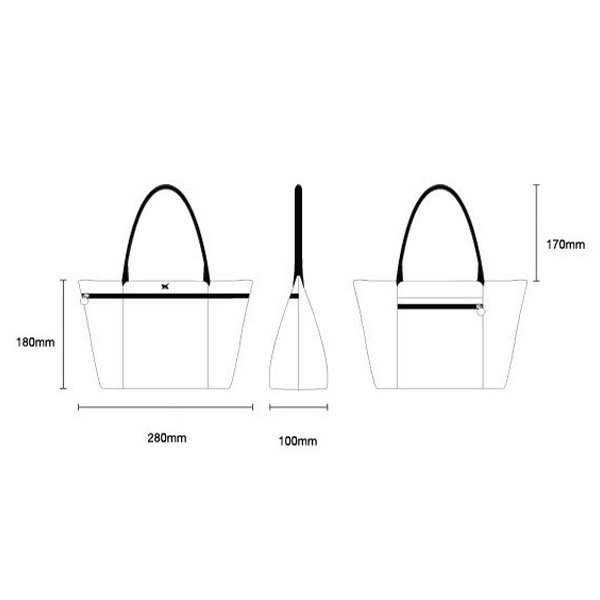 Tote Bag Technical Drawing at PaintingValley.com | Explore collection ...