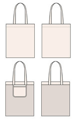 Tote Bag Technical Drawing at PaintingValley.com | Explore collection ...