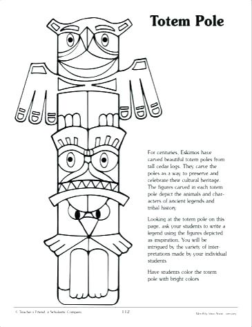 Totem Pole Drawing at PaintingValley.com | Explore collection of Totem ...