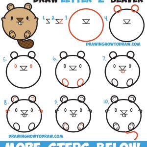 300x300 how to draw a totem pole beaver archives - Totem Pole Drawing Easy