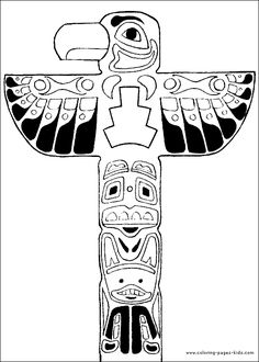 Totem Pole Drawing Easy at PaintingValley.com | Explore collection of ...