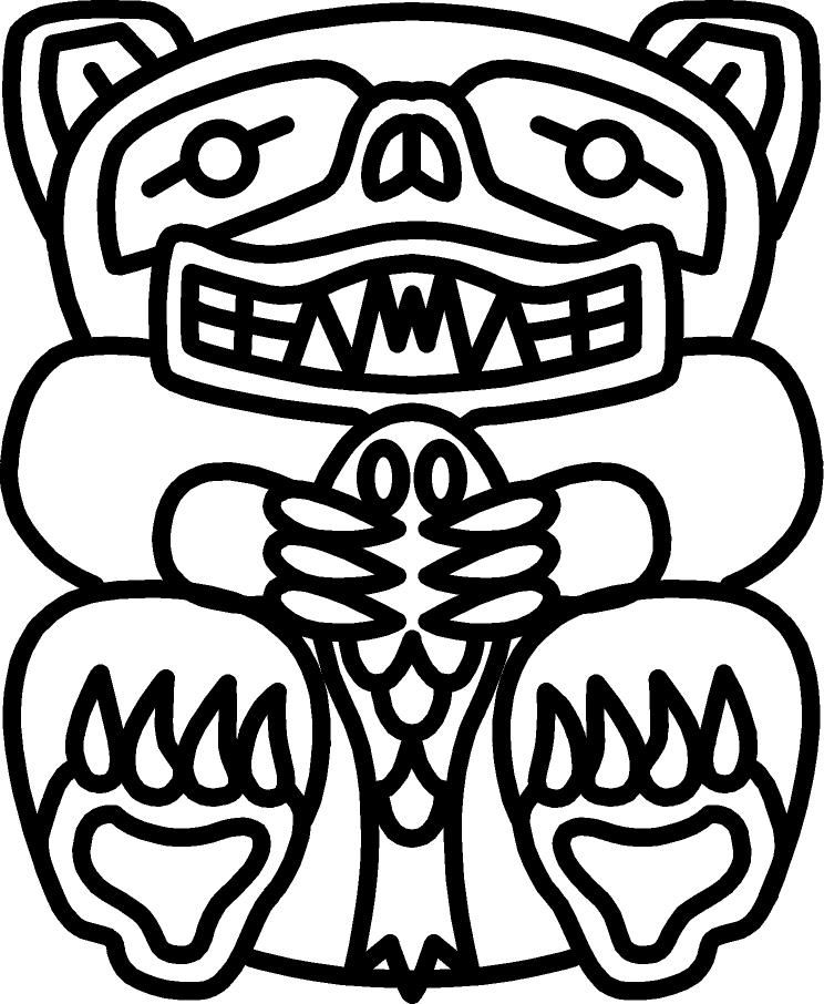 Totem Pole Drawing For Kids