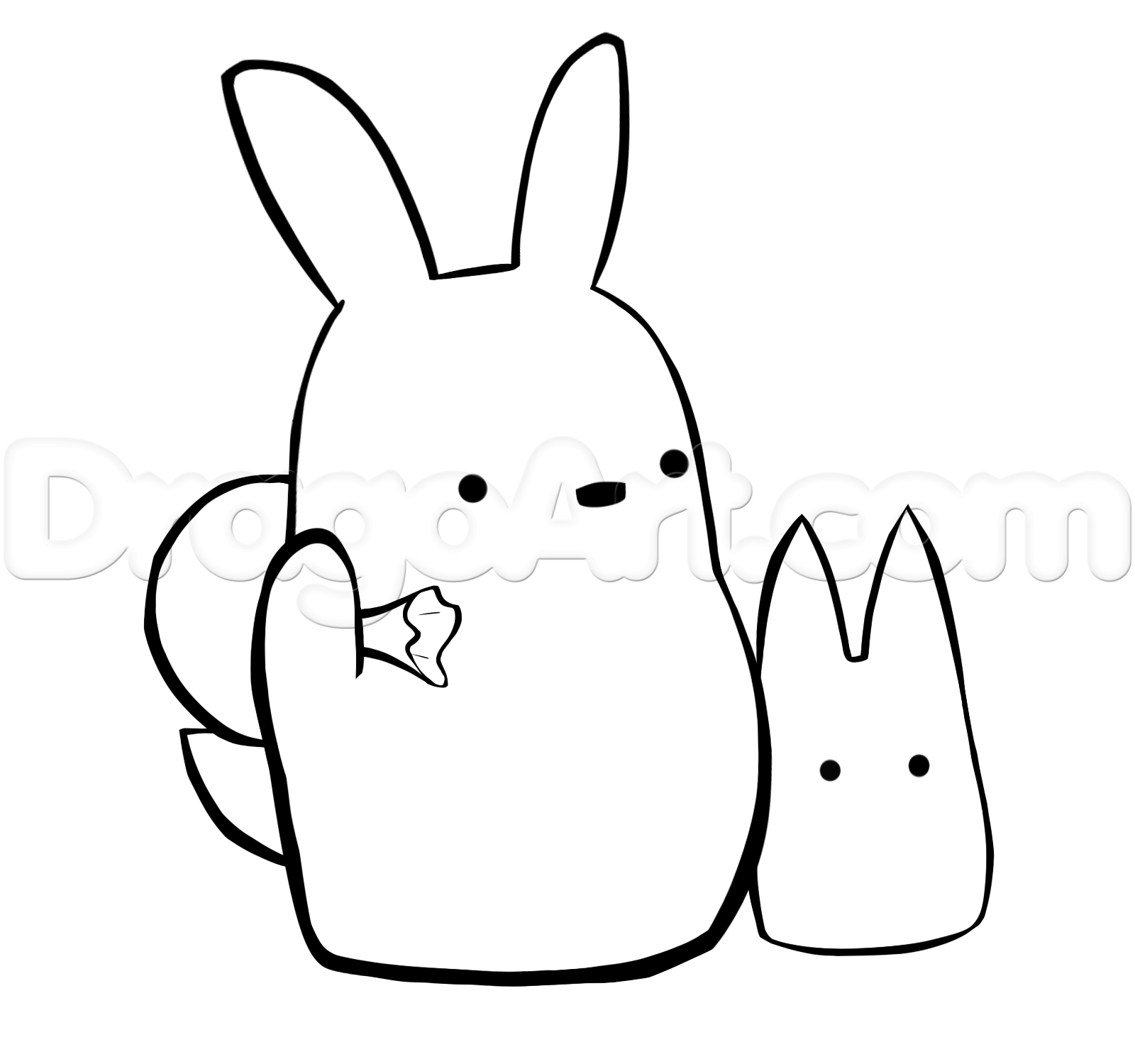 1600x1500 how to draw chu totoro and chibi totoro from my neighbour totoro - Totoro Drawing